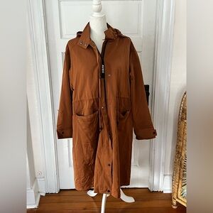 Avec Les Filles | Longline Rain Jacket